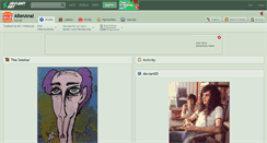 Desktop Screenshot of alienanal.deviantart.com