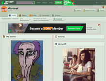 Tablet Screenshot of alienanal.deviantart.com