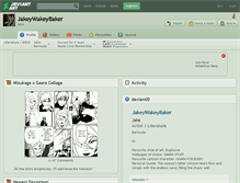 Tablet Screenshot of jakeywakeybaker.deviantart.com