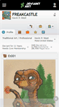 Mobile Screenshot of freakcastle.deviantart.com