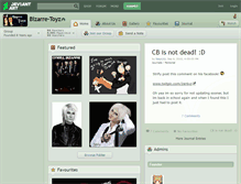 Tablet Screenshot of bizarre-toyz.deviantart.com