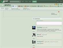 Tablet Screenshot of jaimelive.deviantart.com