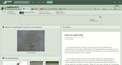 Desktop Screenshot of matthew974.deviantart.com