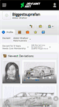 Mobile Screenshot of biggestsuprafan.deviantart.com