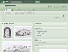 Tablet Screenshot of biggestsuprafan.deviantart.com