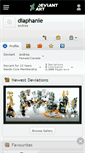 Mobile Screenshot of diaphanie.deviantart.com