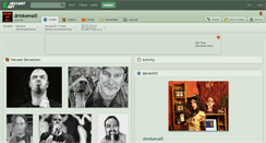 Desktop Screenshot of drinkemalll.deviantart.com