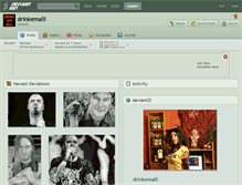 Tablet Screenshot of drinkemalll.deviantart.com