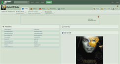 Desktop Screenshot of mymjjtribute.deviantart.com