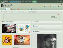 Tablet Screenshot of igorrcarvalho.deviantart.com