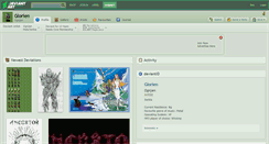 Desktop Screenshot of glorien.deviantart.com