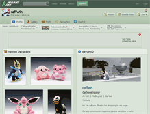 Tablet Screenshot of caffwin.deviantart.com