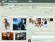 Tablet Screenshot of invince.deviantart.com