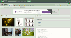 Desktop Screenshot of kokost.deviantart.com