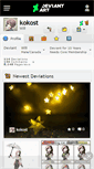 Mobile Screenshot of kokost.deviantart.com