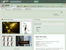 Tablet Screenshot of kokost.deviantart.com