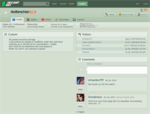 Tablet Screenshot of moltenchier.deviantart.com