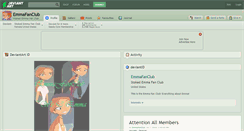 Desktop Screenshot of emmafanclub.deviantart.com