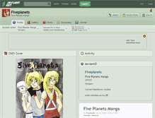 Tablet Screenshot of fiveplanets.deviantart.com