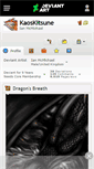 Mobile Screenshot of kaoskitsune.deviantart.com