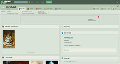 Desktop Screenshot of christycat.deviantart.com