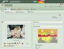 Tablet Screenshot of helencamui.deviantart.com