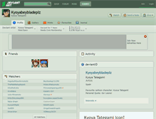 Tablet Screenshot of kyoyabeybladeplz.deviantart.com