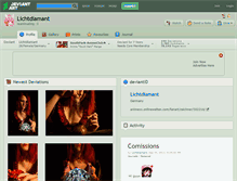 Tablet Screenshot of lichtdiamant.deviantart.com