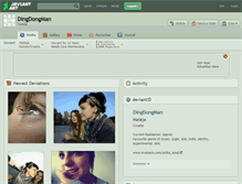 Tablet Screenshot of dingdongman.deviantart.com