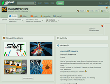 Tablet Screenshot of maxisoftfreeware.deviantart.com