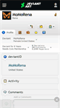 Mobile Screenshot of momorena.deviantart.com