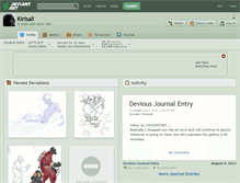 Tablet Screenshot of kirisali.deviantart.com