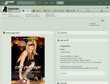Tablet Screenshot of bdpartain.deviantart.com