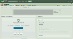 Desktop Screenshot of megaloid.deviantart.com