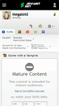 Mobile Screenshot of megaloid.deviantart.com