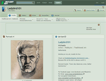 Tablet Screenshot of ladybird101.deviantart.com