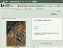 Tablet Screenshot of neofeliss.deviantart.com
