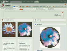 Tablet Screenshot of mog9089.deviantart.com