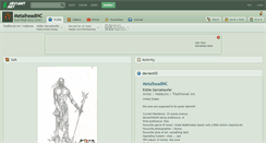 Desktop Screenshot of metalheadinc.deviantart.com