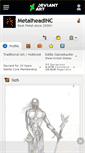 Mobile Screenshot of metalheadinc.deviantart.com