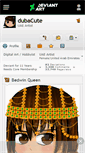 Mobile Screenshot of dubacute.deviantart.com