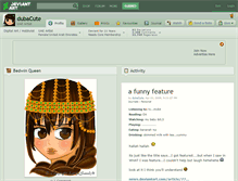 Tablet Screenshot of dubacute.deviantart.com
