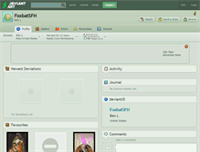 Tablet Screenshot of foxbatsfh.deviantart.com
