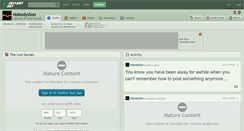 Desktop Screenshot of nobodysson.deviantart.com