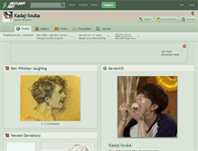 Tablet Screenshot of kadaj-souba.deviantart.com