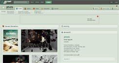 Desktop Screenshot of jehutia.deviantart.com