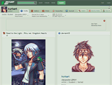 Tablet Screenshot of kurisart.deviantart.com