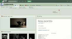 Desktop Screenshot of frostbite-melody.deviantart.com