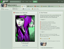Tablet Screenshot of emo-4-ever.deviantart.com