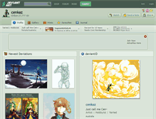 Tablet Screenshot of cenkaz.deviantart.com
